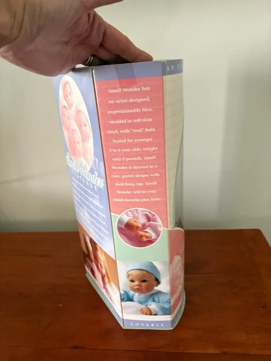 Lee Middleton Small Wonder Baby Doll Blonde Blue Eyes NIB Vintage Realistic - Picture 4 of 8